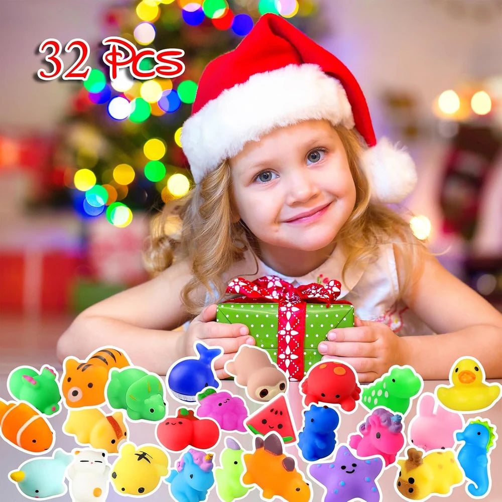 Squishies, 32 Pack Mochi Squishy Toys