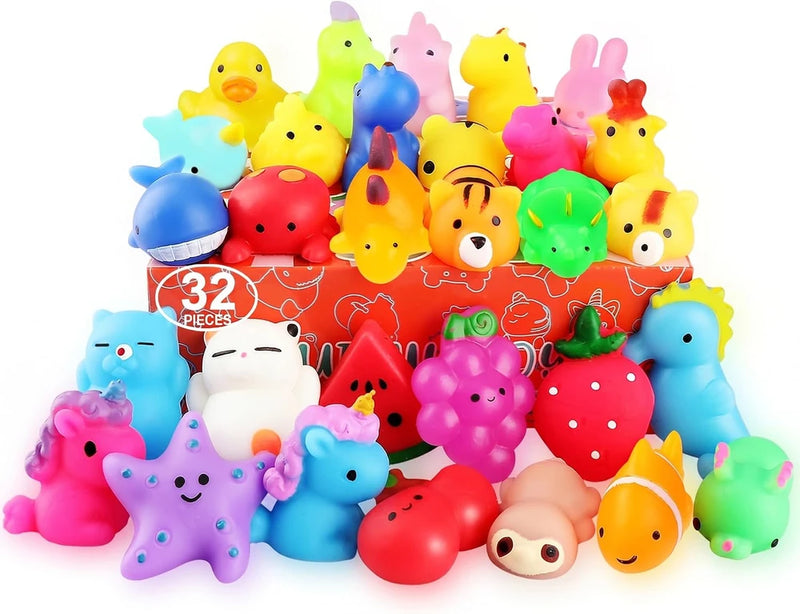 Squishies, 32 Pack Mochi Squishy Toys